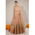 Peach Anarkali